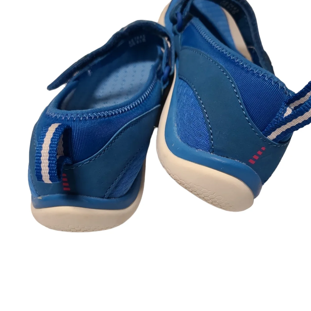 Lands End Water Mary Jane Shoes Turquoise & Blue Size 8-1/2B (Medium) - Picture 3 of 6